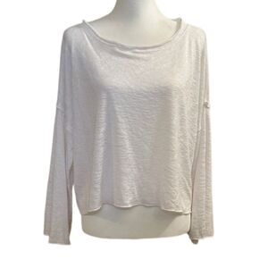 Young At Heart LA Lightweight Burnout Bell Sleeve Slouchy Top Size Medium NWT